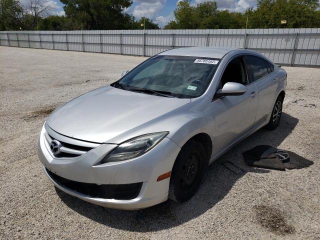 1YVHZ8BHXC5M30338 - 2012 MAZDA 6 I GRAY photo 2