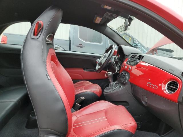 3C3CFFFH7DT623107 - 2013 FIAT 500 ABARTH RED photo 5