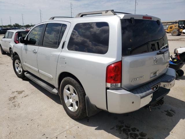 5N1AA08A16N724706 - 2006 NISSAN ARMADA SE SILVER photo 3