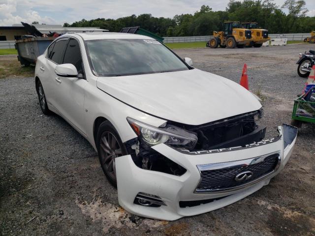 JN1BV7AP8EM670848 - 2014 INFINITI EX30D AUTO WHITE photo 1