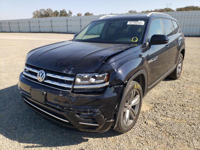 1V2YR2CA6KC609635 - 2019 VOLKSWAGEN ATLAS SE BLACK photo 2