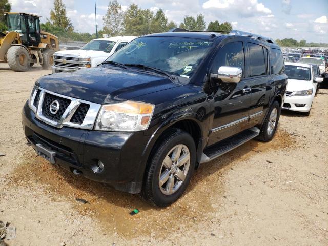 5N1BA0NC9BN615625 - 2011 NISSAN ARMADA SV BLACK photo 2