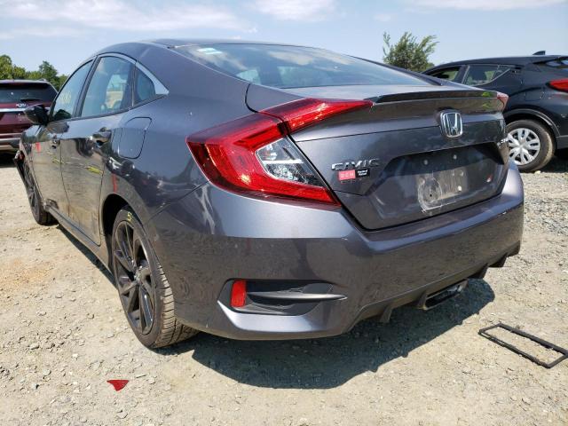 2HGFC2F80KH502419 - 2019 HONDA CIVIC SPOR CHARCOAL photo 3