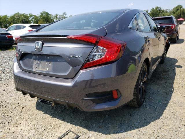 2HGFC2F80KH502419 - 2019 HONDA CIVIC SPOR CHARCOAL photo 4