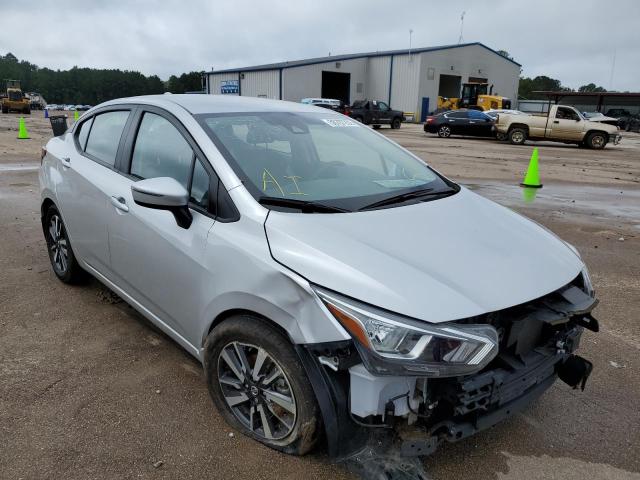 3N1CN8EV7ML848776 - 2021 NISSAN VERSA SV SILVER photo 1