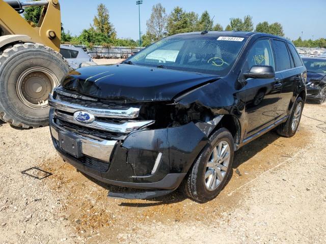 2FMDK4KC2CBA09520 - 2012 FORD EDGE LIMIT BLACK photo 2