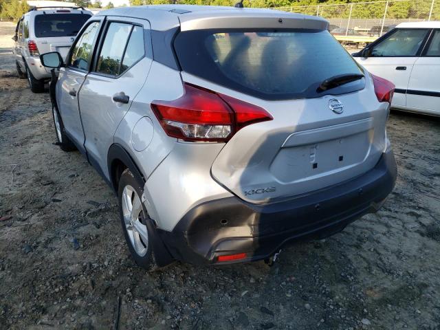 3N1CP5BV8LL550815 - 2020 NISSAN KICKS S SILVER photo 3