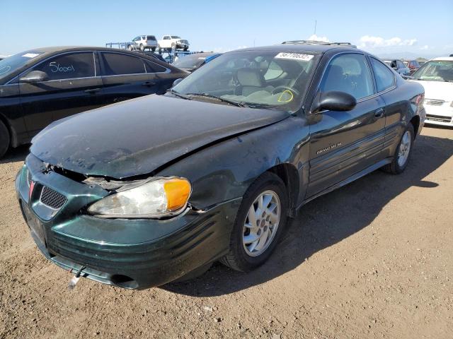 1G2NF12FX2C156757 - 2002 PONTIAC GRAND AM S GREEN photo 2