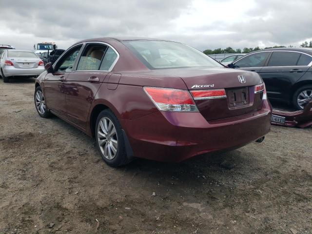 1HGCP2F78CA184239 - 2012 HONDA ACCORD EX MAROON photo 3