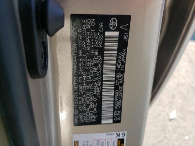 JTNBE46K873086284 - 2007 TOYOTA CAMRY CE  photo 10