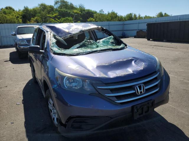 2HKRM4H38EH653235 - 2014 HONDA CR-V LX BLUE photo 9