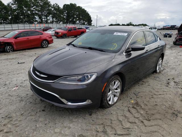 1C3CCCAB2FN576517 - 2015 CHRYSLER 200 LIMITE CHARCOAL photo 2