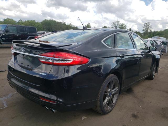 3FA6P0VP4HR148665 - 2017 FORD FUSION SPO BLACK photo 4