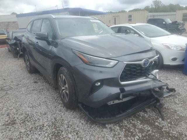 5TDHBRCH2NS554776 - 2022 TOYOTA HIGHLANDER GRAY photo 1