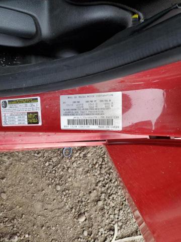 JM1BL1L35D1806279 - 2013 MAZDA SPEED 3 RED photo 10