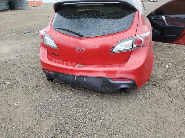 JM1BL1L35D1806279 - 2013 MAZDA SPEED 3 RED photo 9