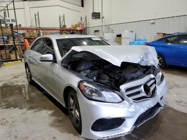 WDDHF8JB2EA774256 - 2014 MERCEDES-BENZ E 350 4MAT SILVER photo 1