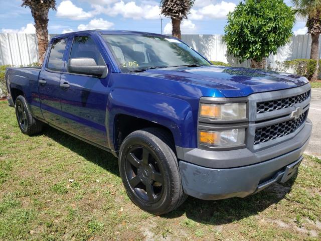 1GCRCPEH6EZ297462 - 2014 CHEVROLET SILVERADO BLUE photo 1