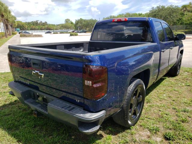 1GCRCPEH6EZ297462 - 2014 CHEVROLET SILVERADO BLUE photo 4