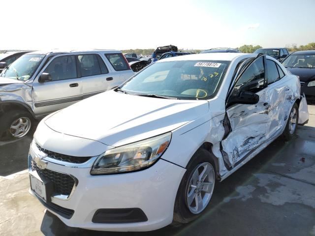 1G11B5SL0FF169923 - 2015 CHEVROLET MALIBU LS WHITE photo 2