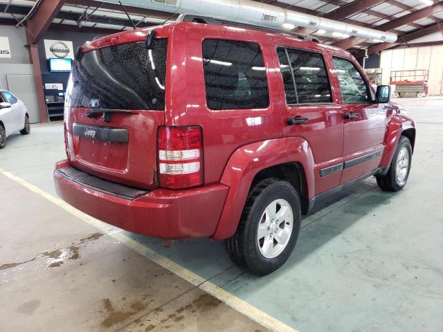 1C4PJMAK7CW111553 - 2012 JEEP LIBERTY SP RED photo 4