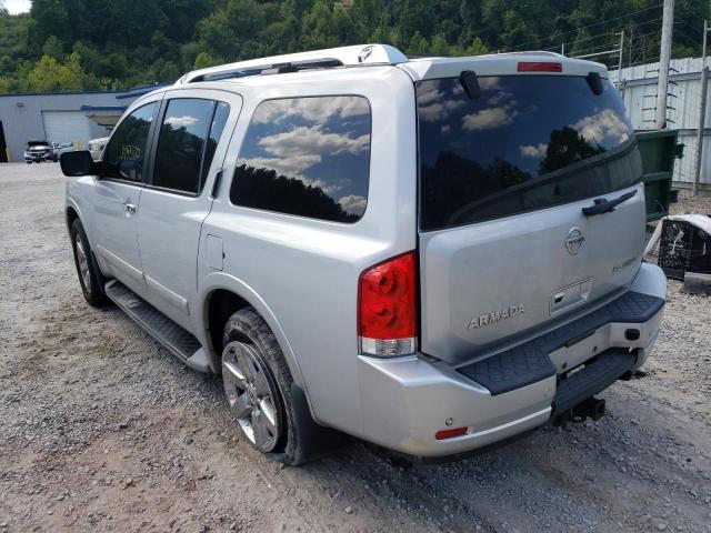 5N1AA0NE1BN615180 - 2011 NISSAN ARMADA PLA SILVER photo 3