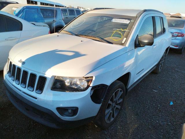 1C4NJCBA0GD765402 - 2016 JEEP COMPASS SP TWO TONE photo 2