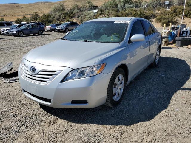 4T1BE46K17U615598 - 2007 TOYOTA CAMRY CE SILVER photo 2