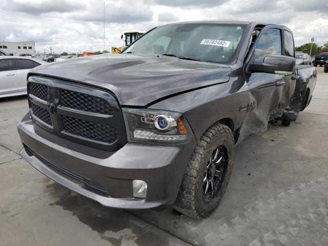 1C6RR7MT9JS163740 - 2018 RAM 1500 SPORT GRAY photo 2