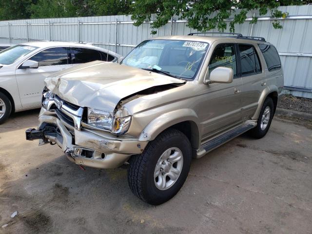 JT3HN87R720367394 - 2002 TOYOTA 4RUNNER LI GOLD photo 2