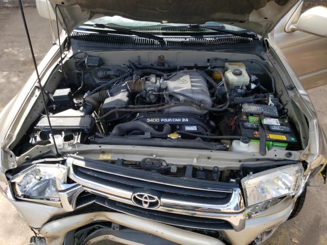 JT3HN87R720367394 - 2002 TOYOTA 4RUNNER LI GOLD photo 7