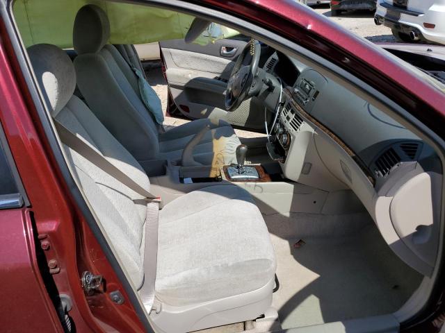 5NPET46C17H218693 - 2007 HYUNDAI SONATA GLS BURGUNDY photo 5