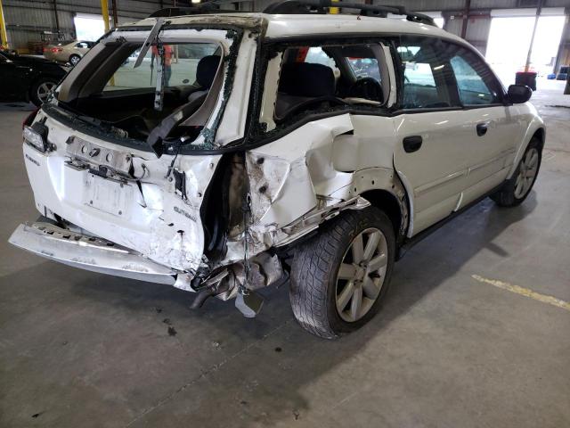 4S4BP61C977314016 - 2007 SUBARU LEGACY OUT WHITE photo 4