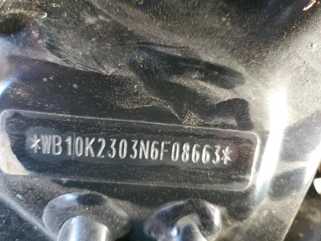 WB10K2303N6F08663 - 2022 BMW F 900 XR BLACK photo 10