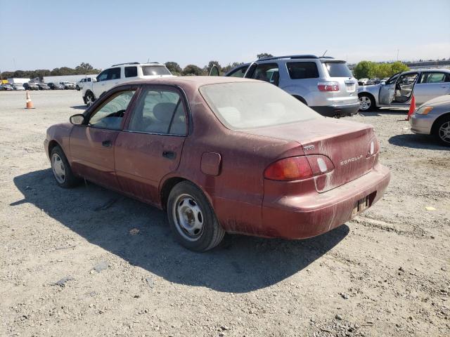 1NXBR12EXYZ332976 - 2000 TOYOTA COROLLA VE MAROON photo 3