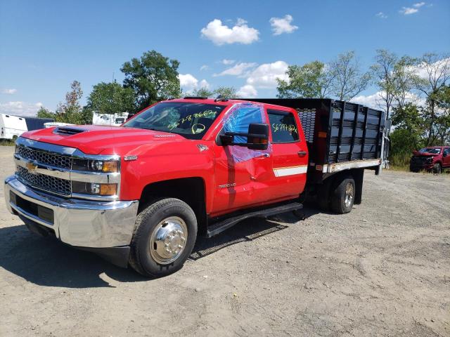 1GB4KVCYXKF156562 - 2019 CHEVROLET SILVERADO RED photo 2