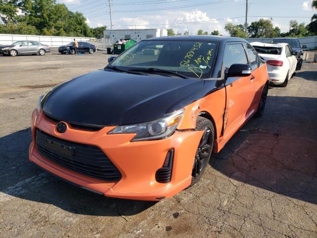 JTKJF5C73FJ005178 - 2015 TOYOTA SCION TC ნარინჯისფერი ფოტო 2