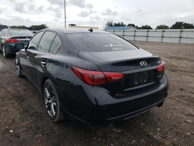 JN1EV7AP4KM542244 - 2019 INFINITI Q50 LUXE BLACK photo 3