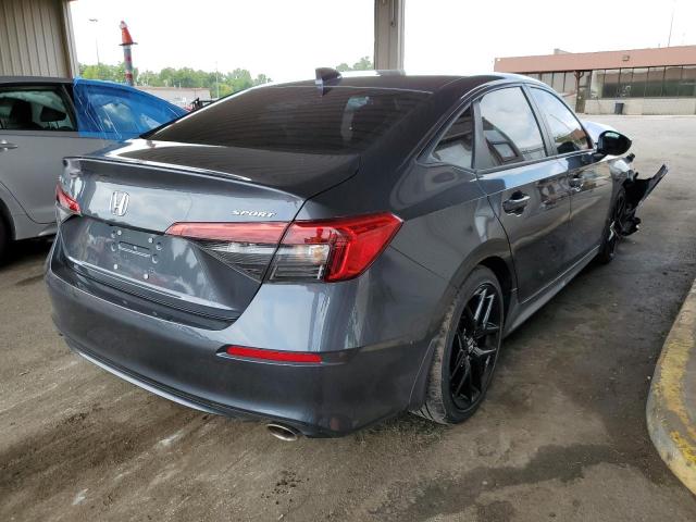 2HGFE2F54NH549893 - 2022 HONDA CIVIC SPOR CHARCOAL photo 4