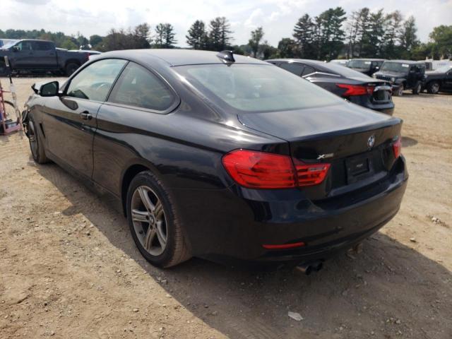 WBA3N9C50FK246437 - 2015 BMW 428 XI BLACK photo 3