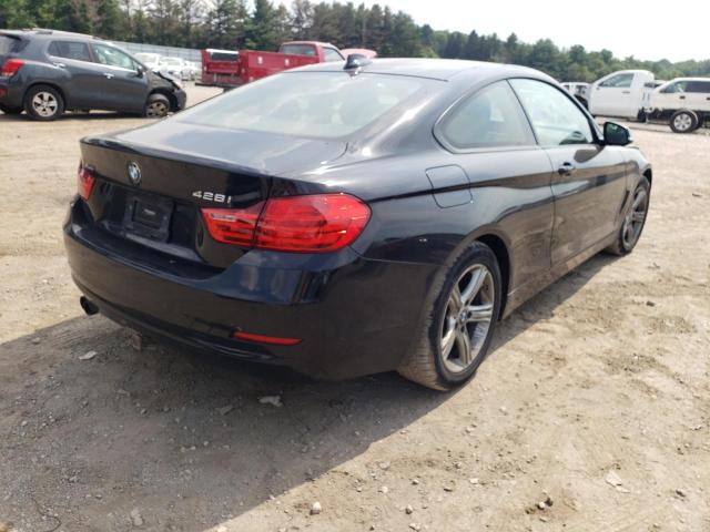 WBA3N9C50FK246437 - 2015 BMW 428 XI BLACK photo 4