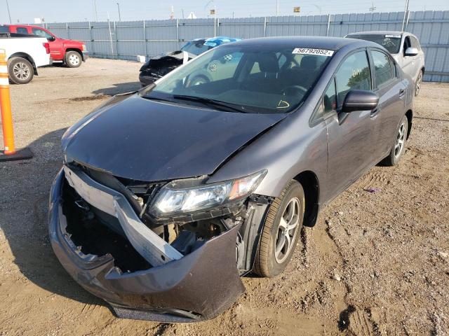 2HGFB2F78FH512650 - 2015 HONDA CIVIC SE CHARCOAL photo 2