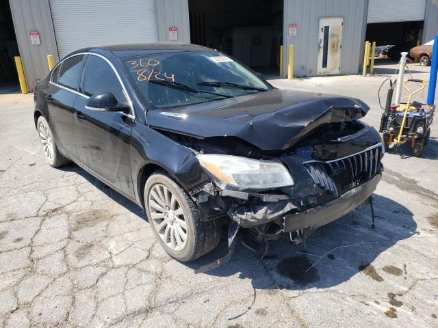 2G4GR5EK0C9116588 - 2012 BUICK REGAL BLACK photo 1
