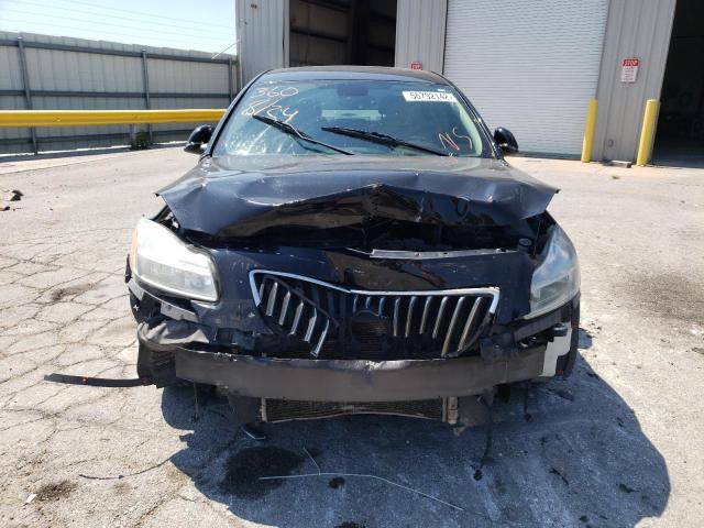 2G4GR5EK0C9116588 - 2012 BUICK REGAL BLACK photo 9