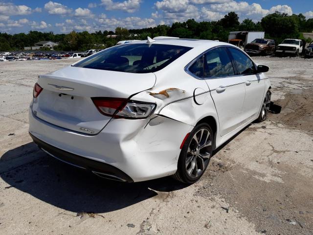 1C3CCCCG0GN151761 - 2016 CHRYSLER 200 C WHITE photo 4