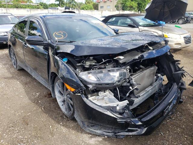 19XFC2F85LE012182 - 2020 HONDA CIVIC SPOR BLACK photo 1