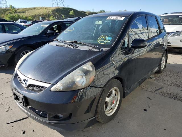 JHMGD38627S024469 - 2007 HONDA FIT S 黑色 照片 2