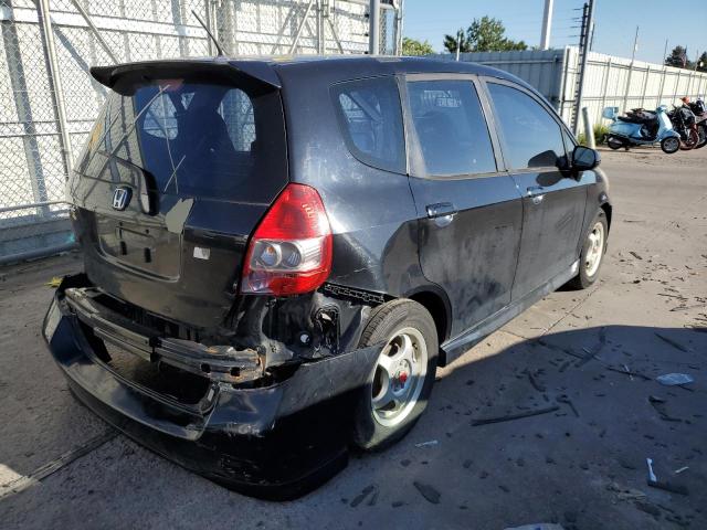 JHMGD38627S024469 - 2007 HONDA FIT S 黑色 照片 4