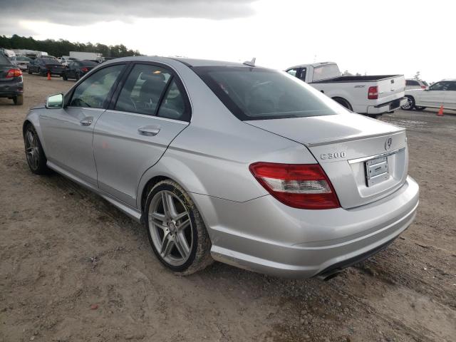 WDDGF8BB3BR152952 - 2011 MERCEDES-BENZ C 300 4MAT SILVER photo 3