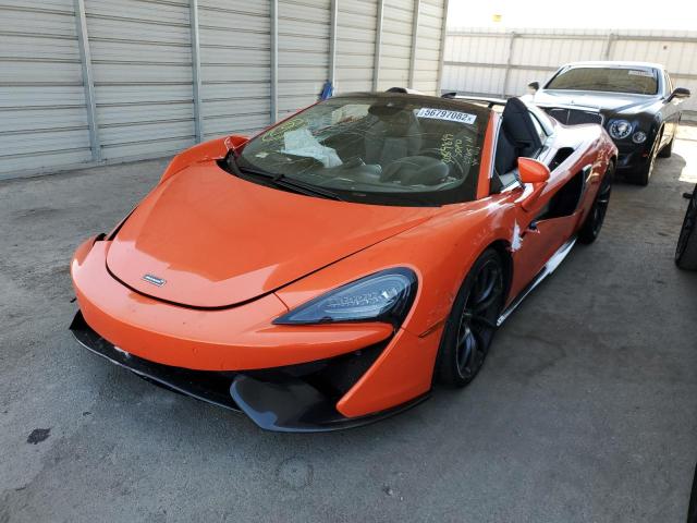 SBM13FAA9KW007977 - 2019 MCLAREN AUTOMOTIVE 570S ORANGE photo 2